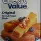 Great Value French Toast Sticks