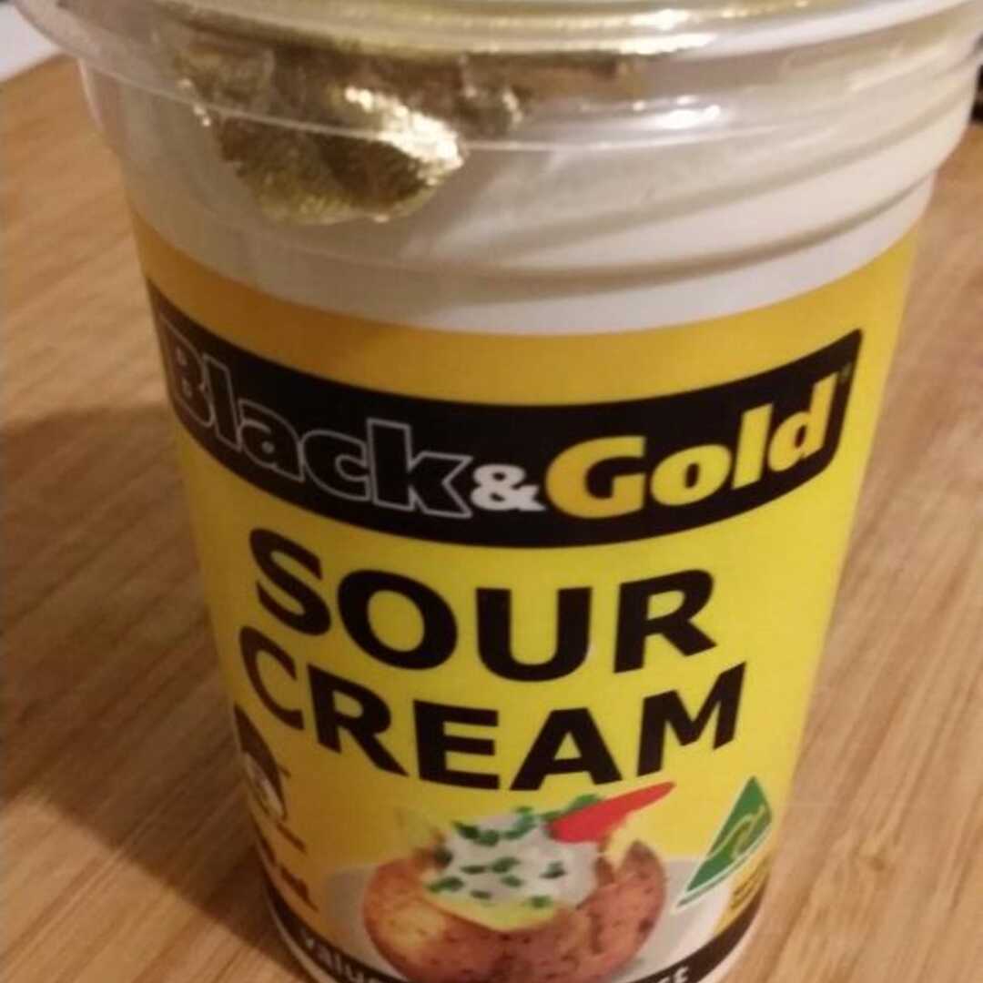 Black & Gold Sour Cream