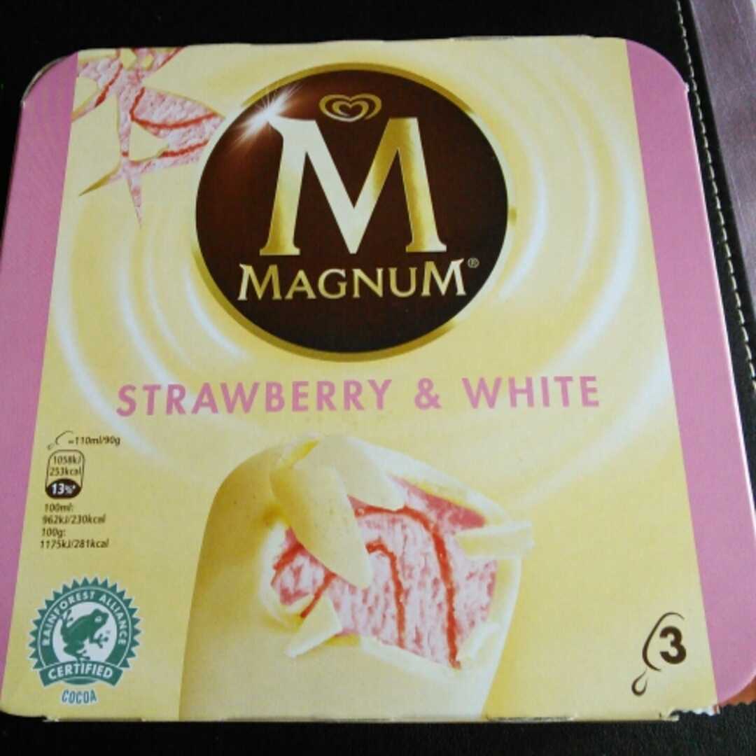 Magnum Strawberry & White
