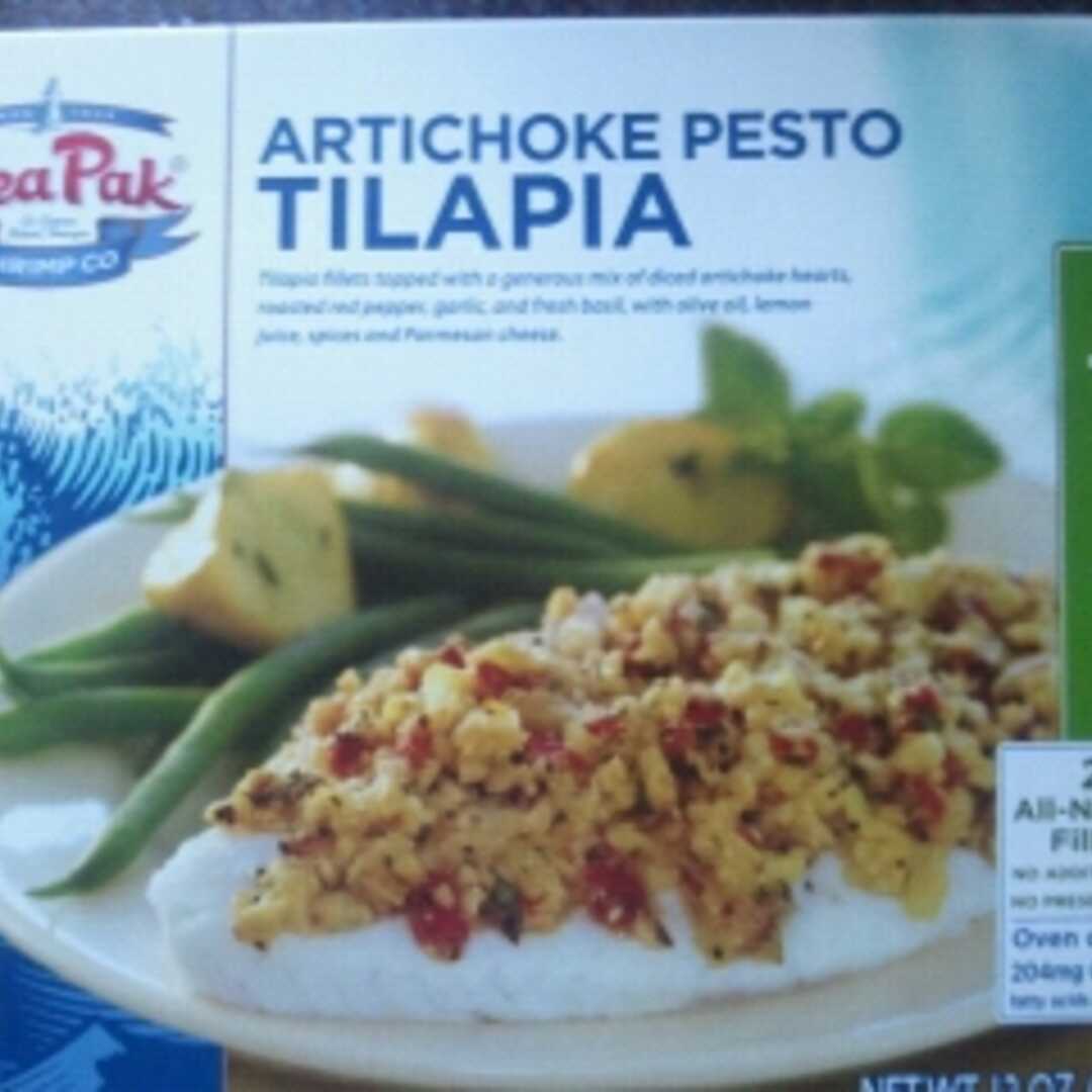SeaPak Artichoke Pesto Tilapia