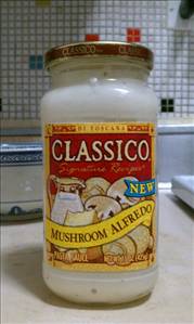 Classico Mushroom Alfredo Pasta Sauce