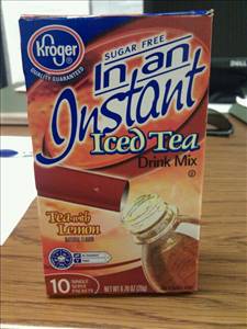 Kroger Sugar Free In an Instant Iced Tea Drink Mix