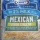 Kraft Reduced Fat Mexican 4 Cheese Blend