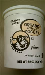 Trader Joe's Organic Lowfat Plain Yogurt