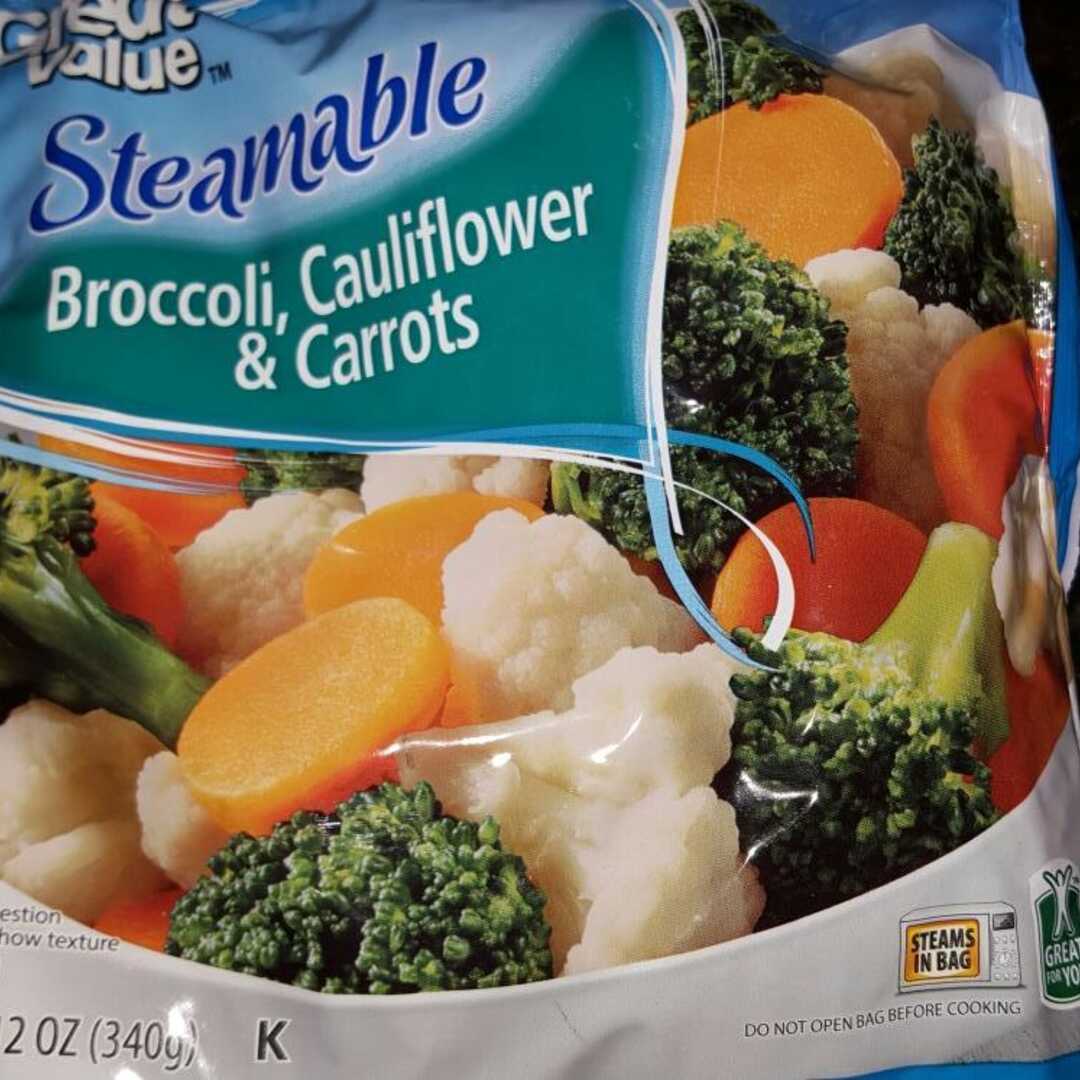 Great Value In The Bag Steamable Vegetables - Broccoli, Cauliflower & Carrots
