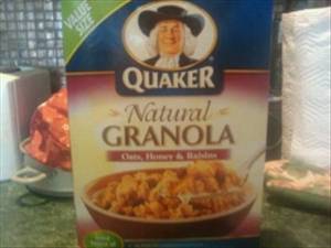 Quaker Natural Granola - Oats, Honey & Raisins