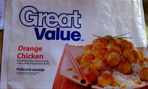 Great Value Orange Chicken Meal