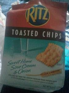 Nabisco Ritz Toasted Chips - Sour Cream & Onion