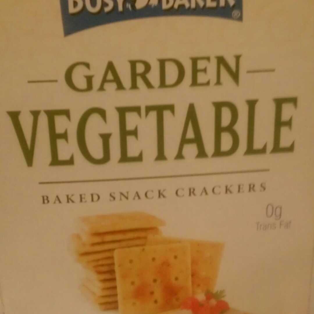 Busy Baker Garden Vegetable Baked Snack Crackers