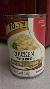 Chicken with Rice Soup (Canned, Condensed)