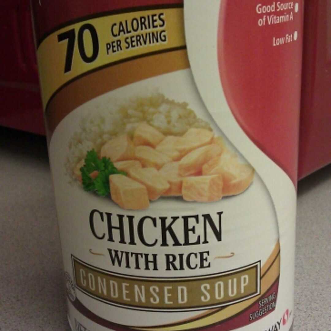 Chicken with Rice Soup (Canned, Condensed)