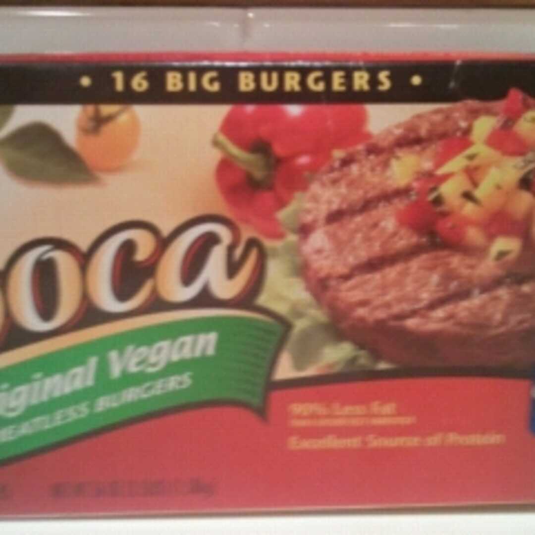 Boca Original Vegan With Soy Protein Meatless Burgers