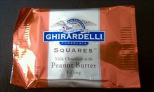 Ghirardelli Milk Chocolate Squares with Peanut Butter Filling