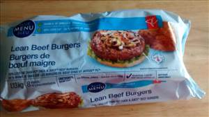 President's Choice Blue Menu Lean Beef Burgers (Thick & Juicy)