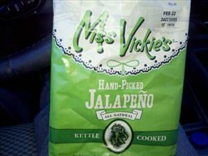 Subway Miss Vickie's Jalapeno Flavored Potato Chips