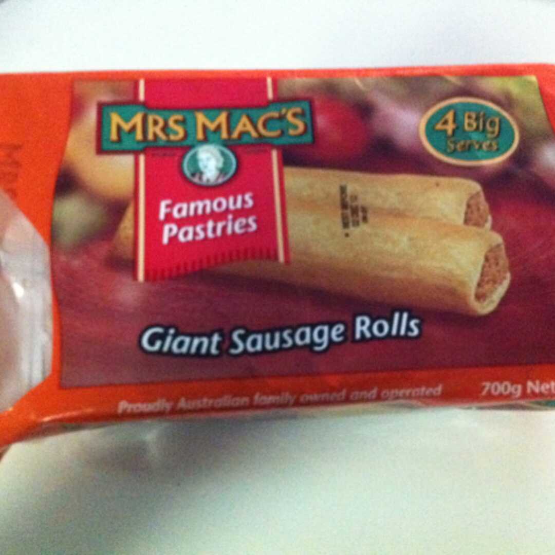 Mrs Mac's Giant Sausage Roll