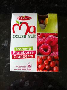 Materne Ma Pause Fruit Pomme Framboise Cranberry