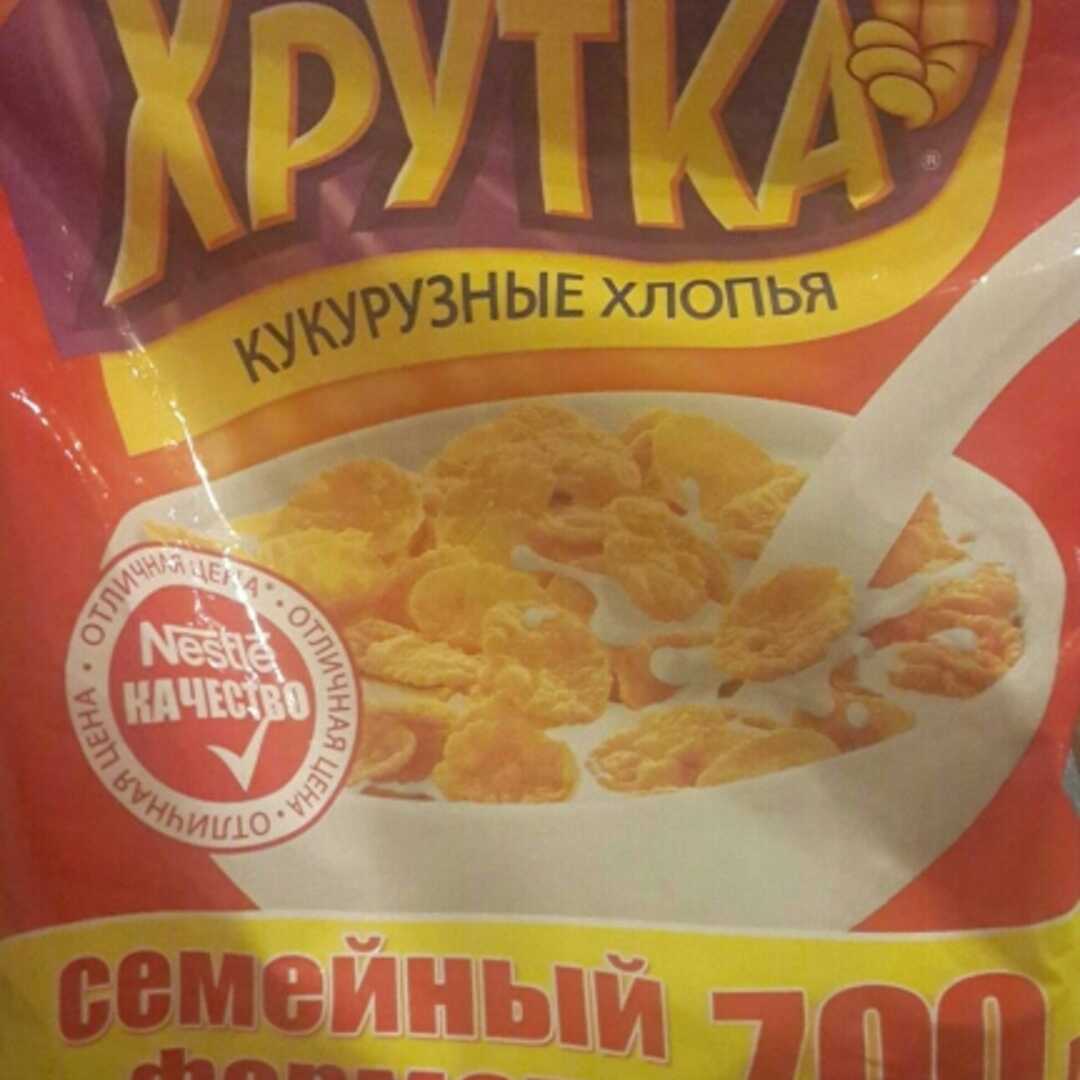 Nestle Кукурузные Хлопья Хрутка Калории и Пищевая Ценность