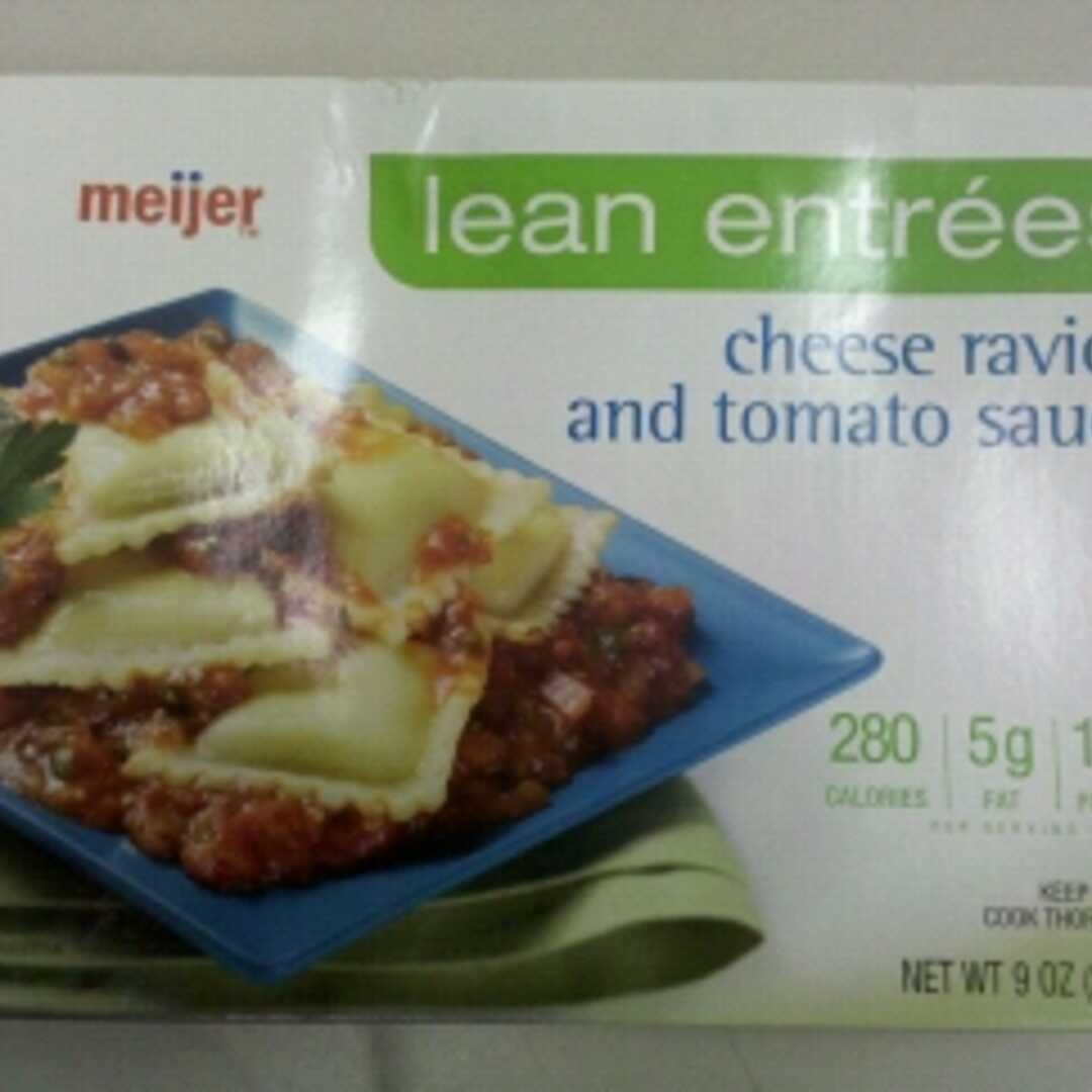 Meijer Lean Entree Cheese Ravioli & Tomato Sauce