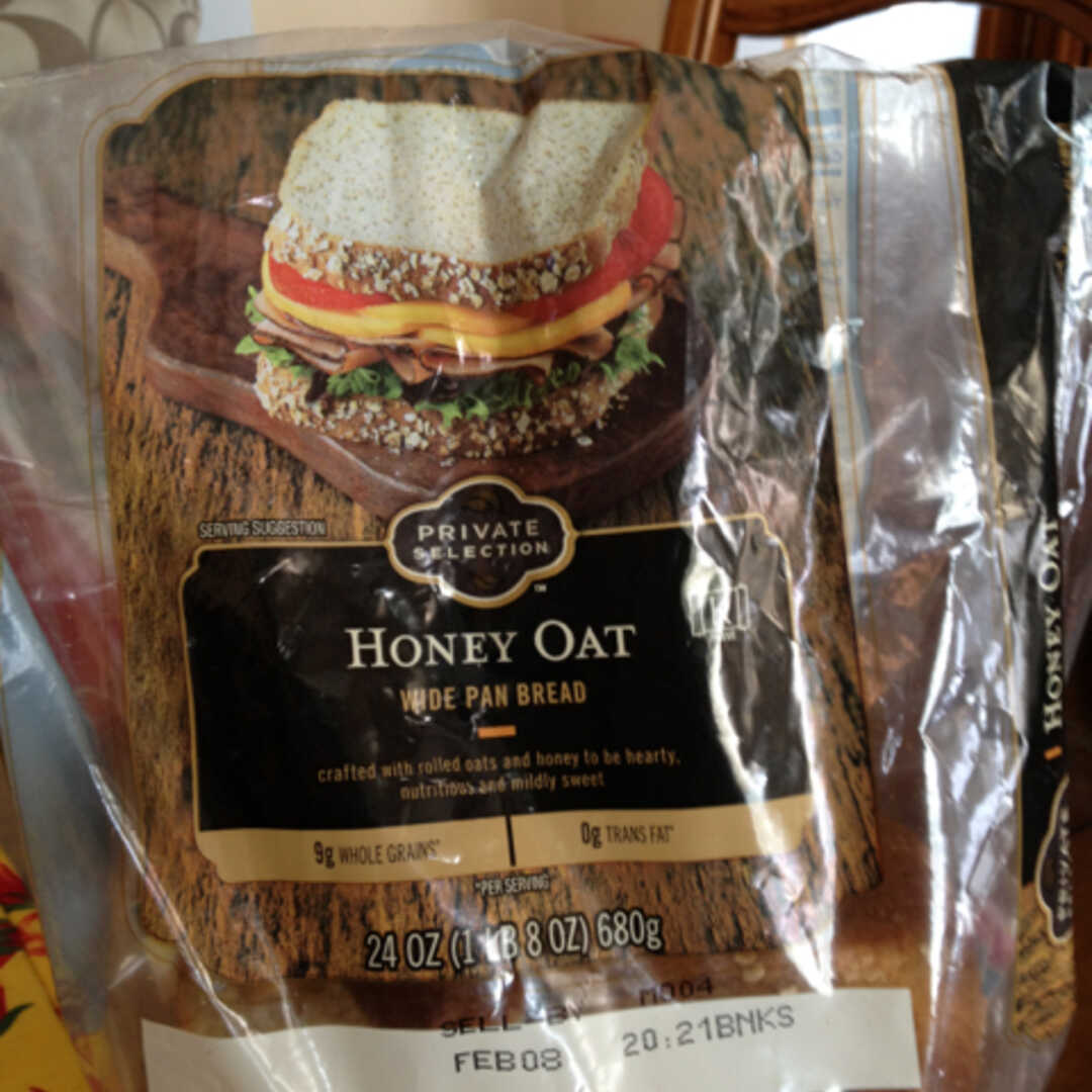 Private Selection Honey Oat Wide Pan Bread
