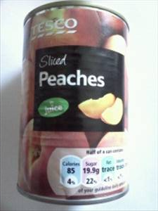 Tesco Tinned Sliced Peaches in Juice