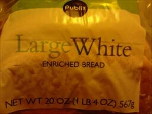 Publix Large White Enriched Bread