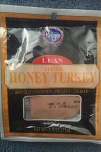 Kroger Deli Thin Sliced Honey Turkey Breast