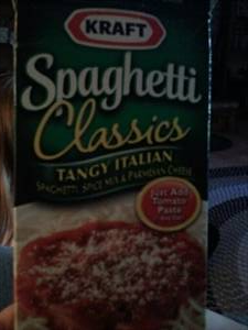 Kraft Spaghetti Classics Tangy Italian