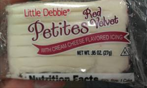Little Debbie Petites Red Velvet with Cream Cheese Flavored Icing