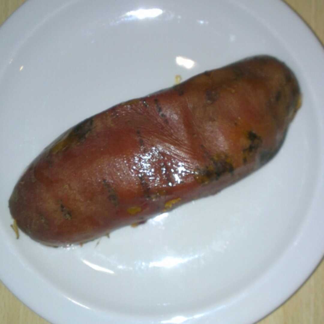 Zoete Aardappel (zonder Zout, Gebakken in de Schil, Gekookt)