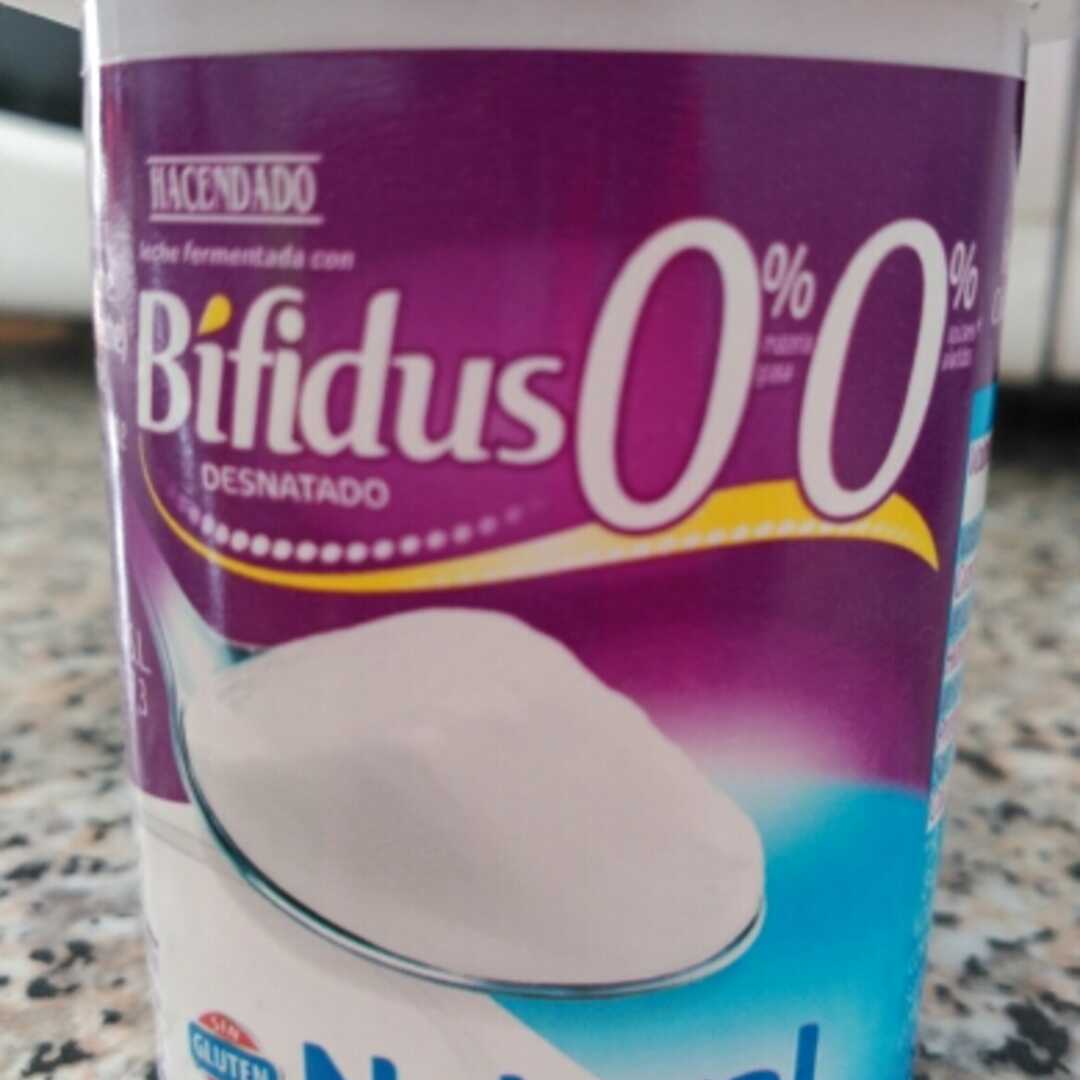 Hacendado Yogur Bifidus Desnatado 0%