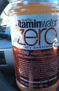 Glaceau Vitamin Water Zero Recoup Peach-Mandarin