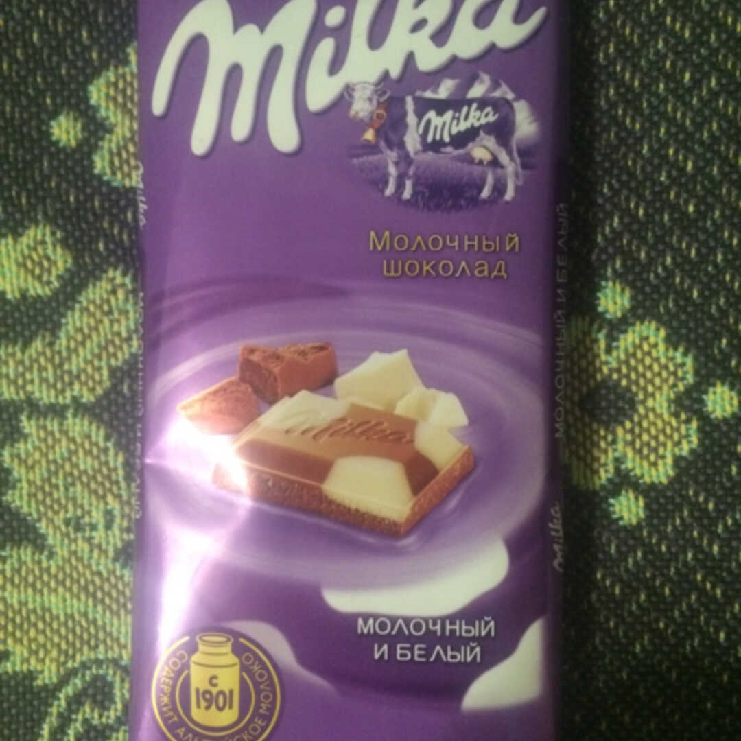 Milka Молочный и Белый Пятнистый Шоколад