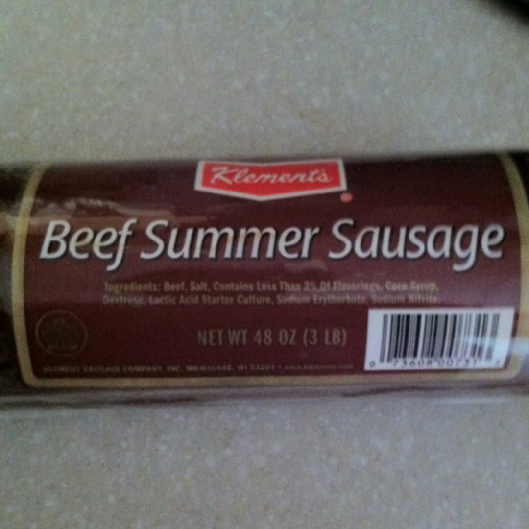 Klement's Beef Summer Sausage