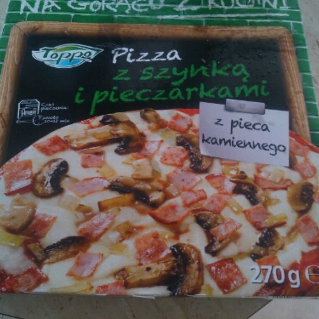 Toppo Pizza z Szynką i Pieczarkami