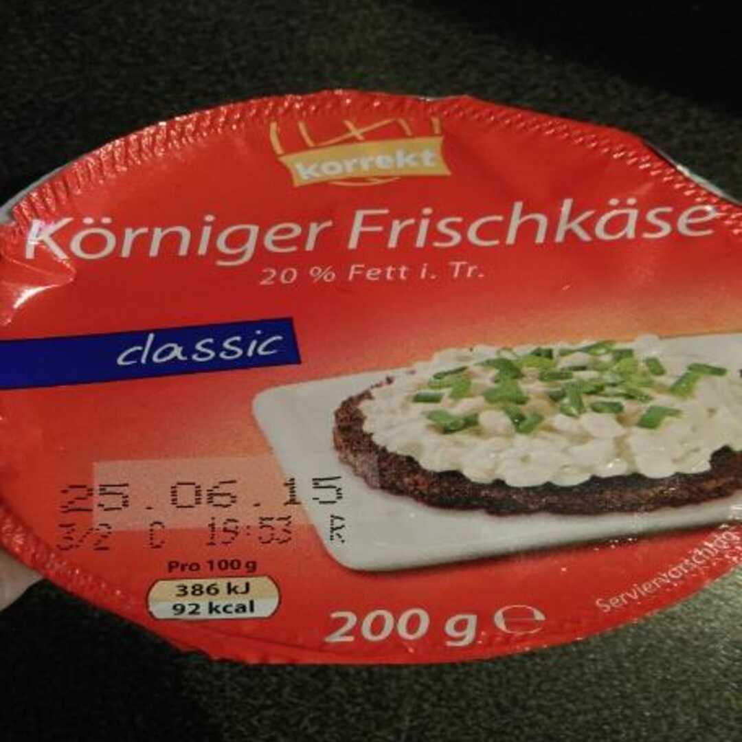 Korrekt Körniger Frischkäse Classic