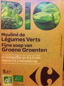 Carrefour Bio Mouliné de Légumes Verts