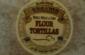 Trader Joe's Organic Whole Wheat & Corn Flour Tortillas