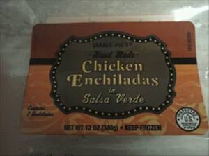 Trader Joe's Chicken Enchiladas in Salsa Verde