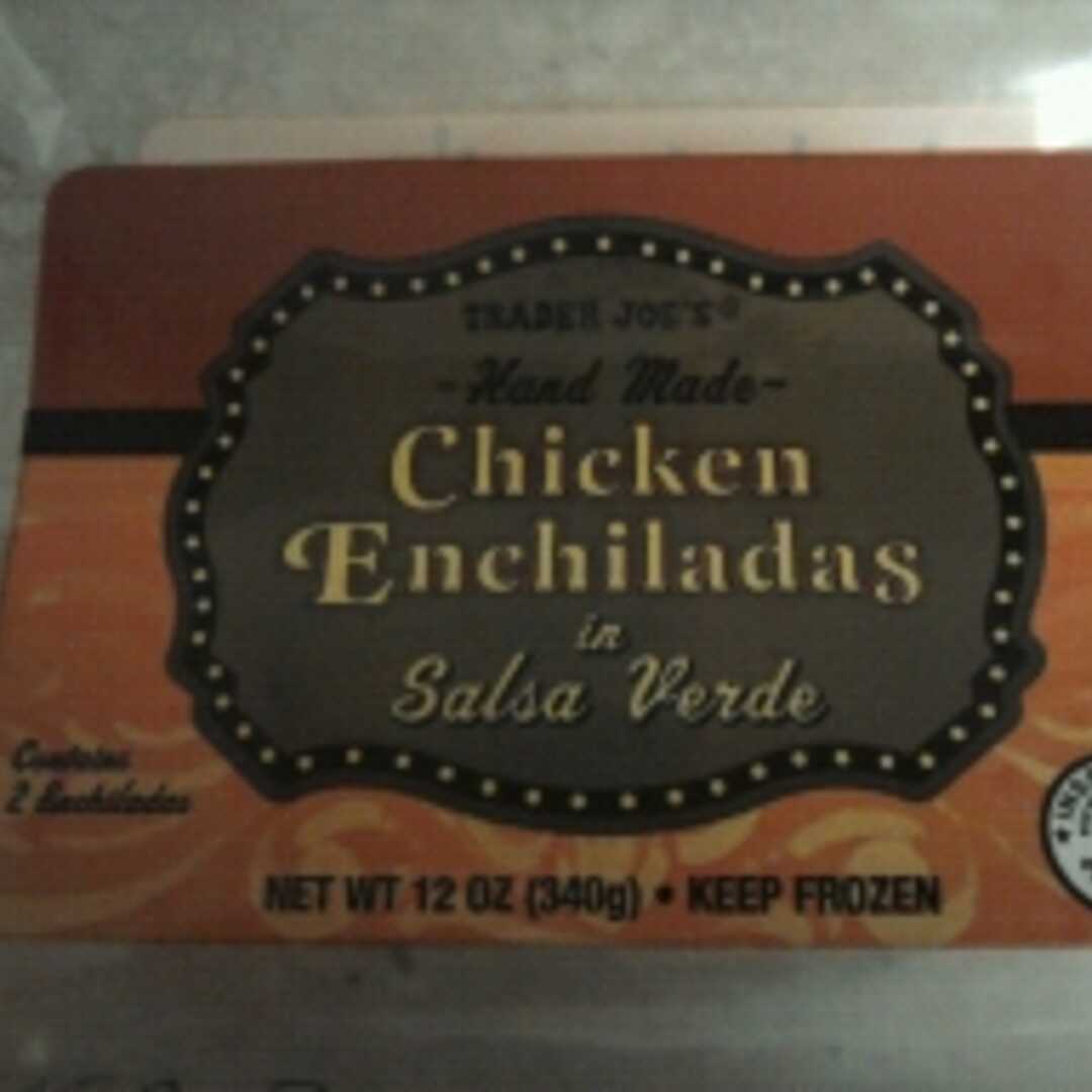 Trader Joe's Chicken Enchiladas in Salsa Verde