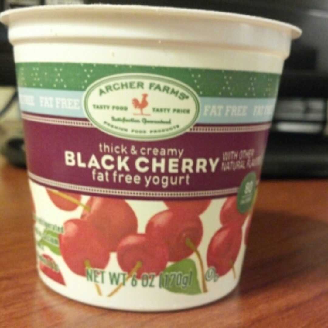 Archer Farms Fat Free Black Cherry Yogurt