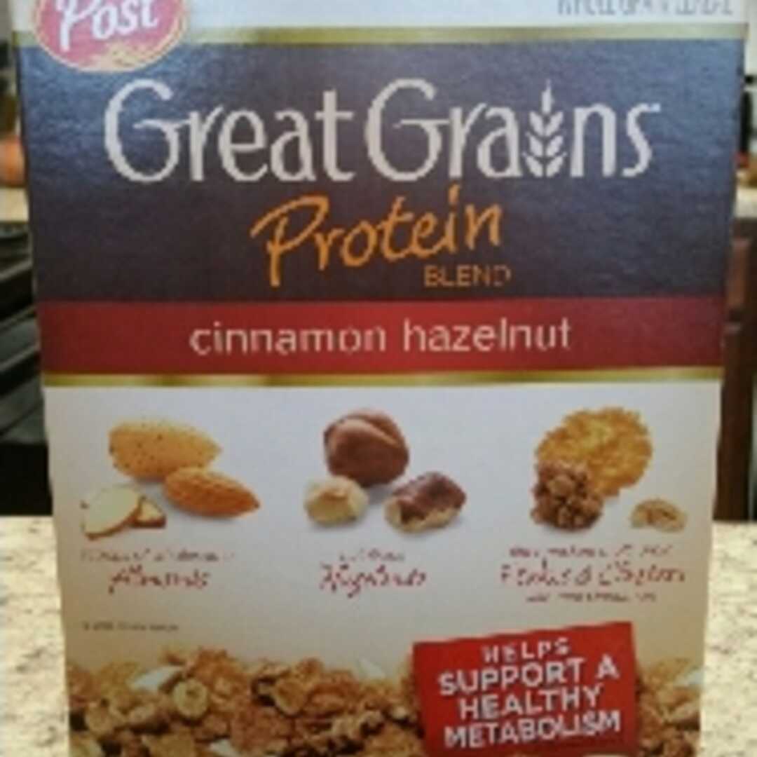 Post Great Grains Protein Blend Cinnamon Hazelnut