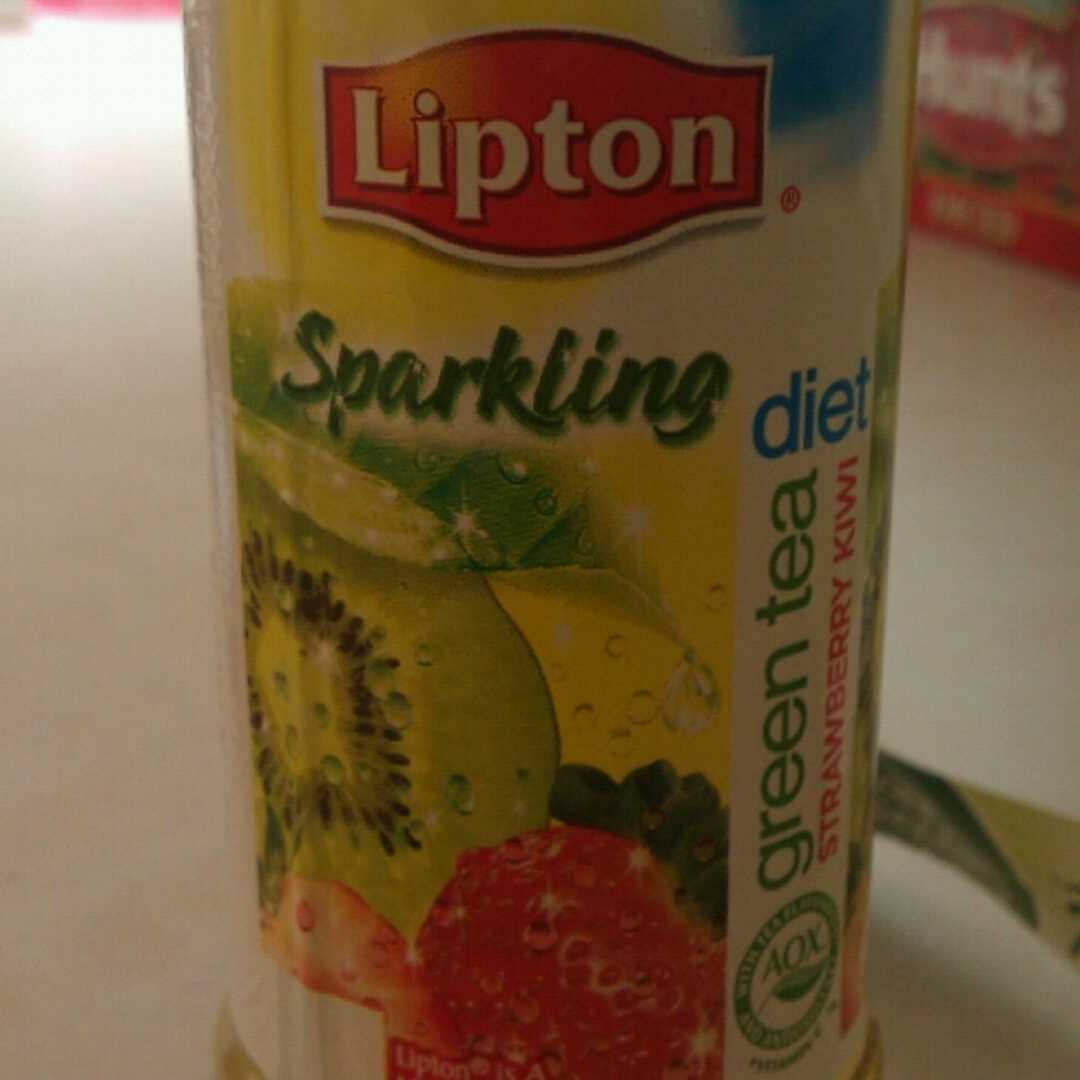 Lipton Diet Sparkling Green Tea - Strawberry Kiwi