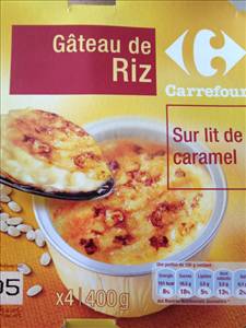 Carrefour Gâteau de Riz sur Lit de Caramel