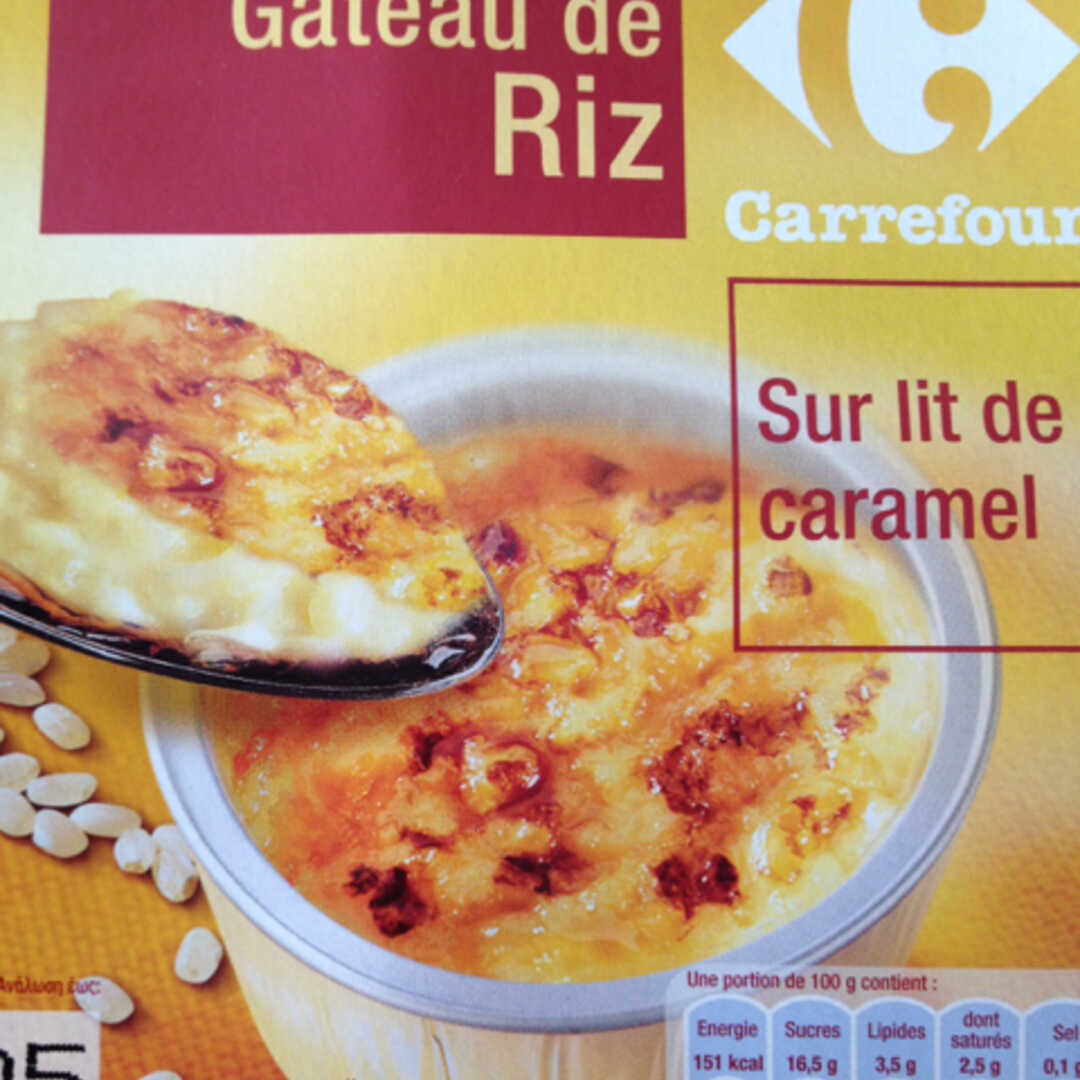 Carrefour Gâteau de Riz sur Lit de Caramel