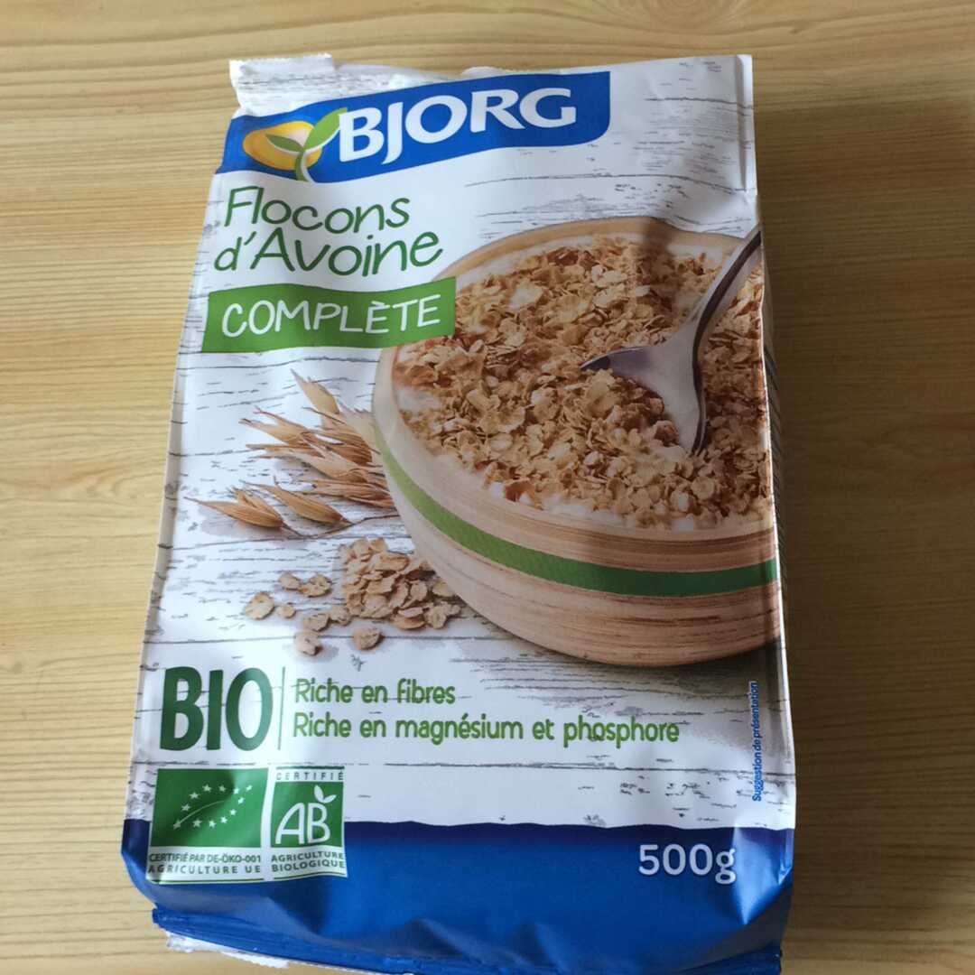 Flocons d'avoine céréale complète - Bjorg - 500 g