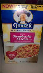 Quaker Instant Oatmeal - Strawberries & Cream (30g)
