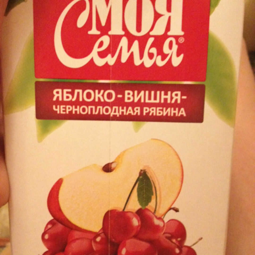 Моя Семья Сок Вишня-Яблоко