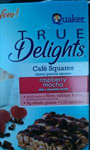 Quaker True Delights Cafe Squares - Raspberry Mocha