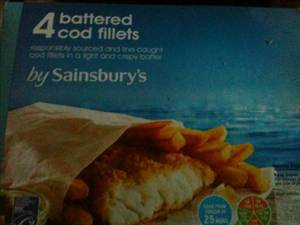 Sainsbury's Battered Cod Fillets